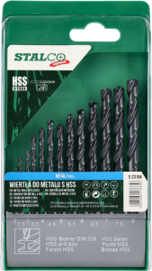Járnbor HSS-R DIN338 Sett 2,0-8,0mm