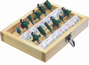 Fræsitennur sett 12stk Stalco