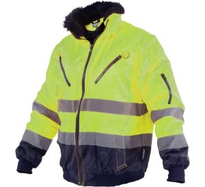 Sýnileikaúlpa PILOT HI-VIS með krag