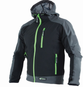 Softshell jakki JAY með hettu