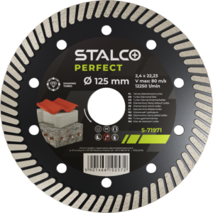 Skurðarskífa turbo demants stein 125mm S